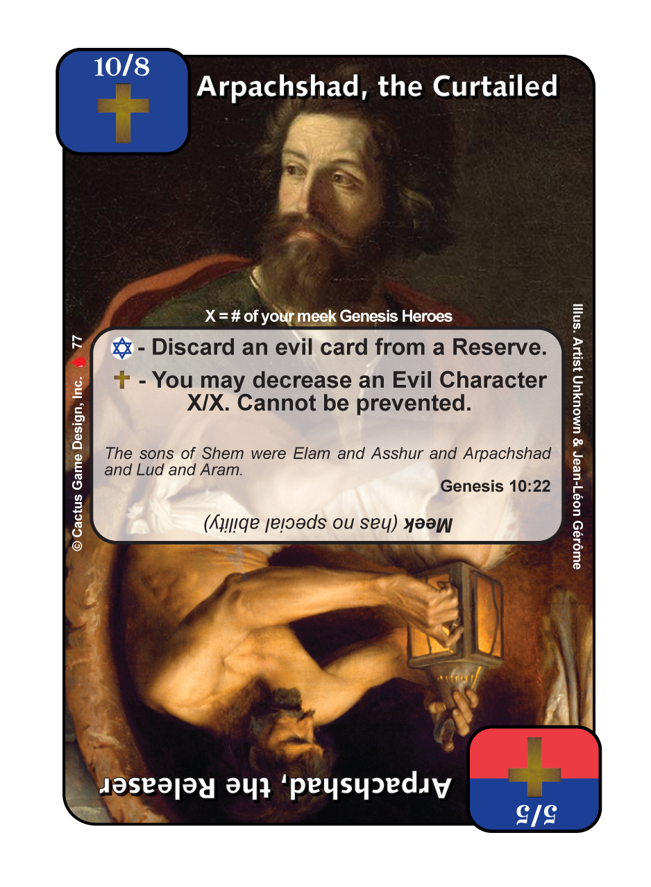 Arpachshad, the Curtailed / Arpachshad, the Releaser (LoC) - Your Turn Games