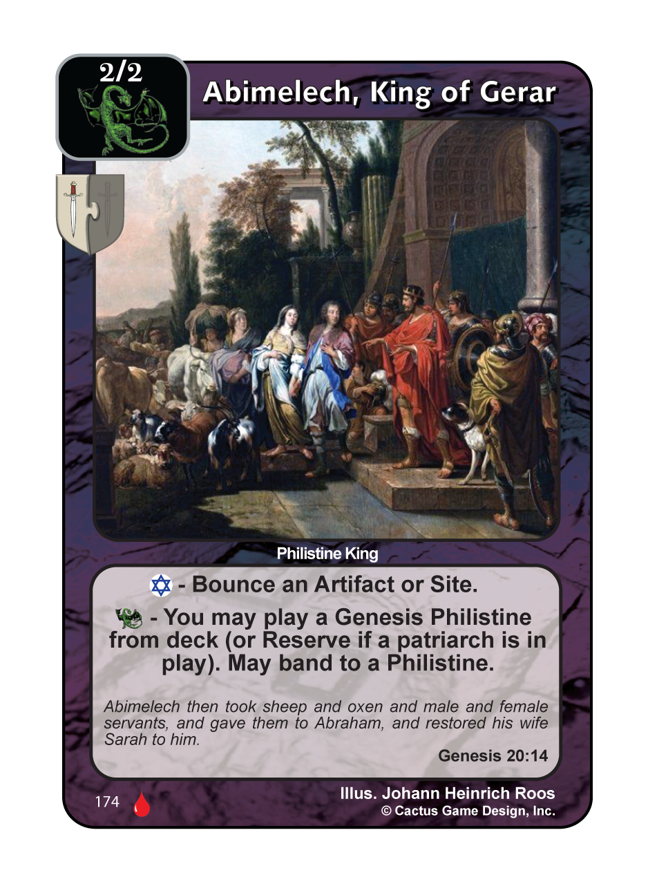 Abimelech, King of Gerar (LoC) - Your Turn Games