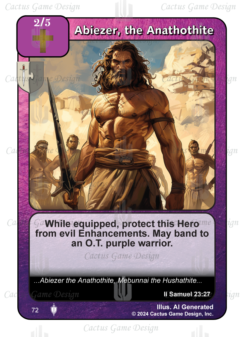 Abiezer, the Anathothite (II) - Your Turn Games