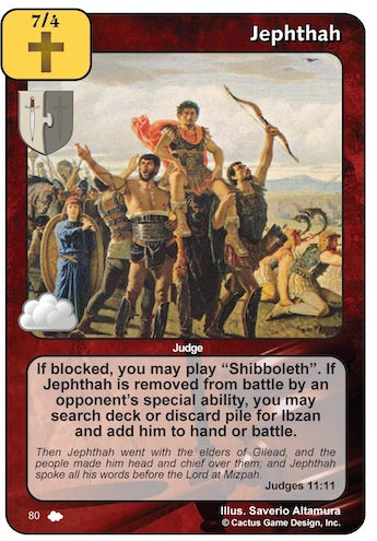 Jephthah (CoW-Alternate Border)