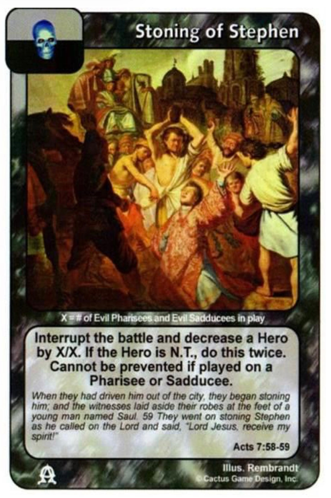 Stoning of Stephen (EC-First Print)