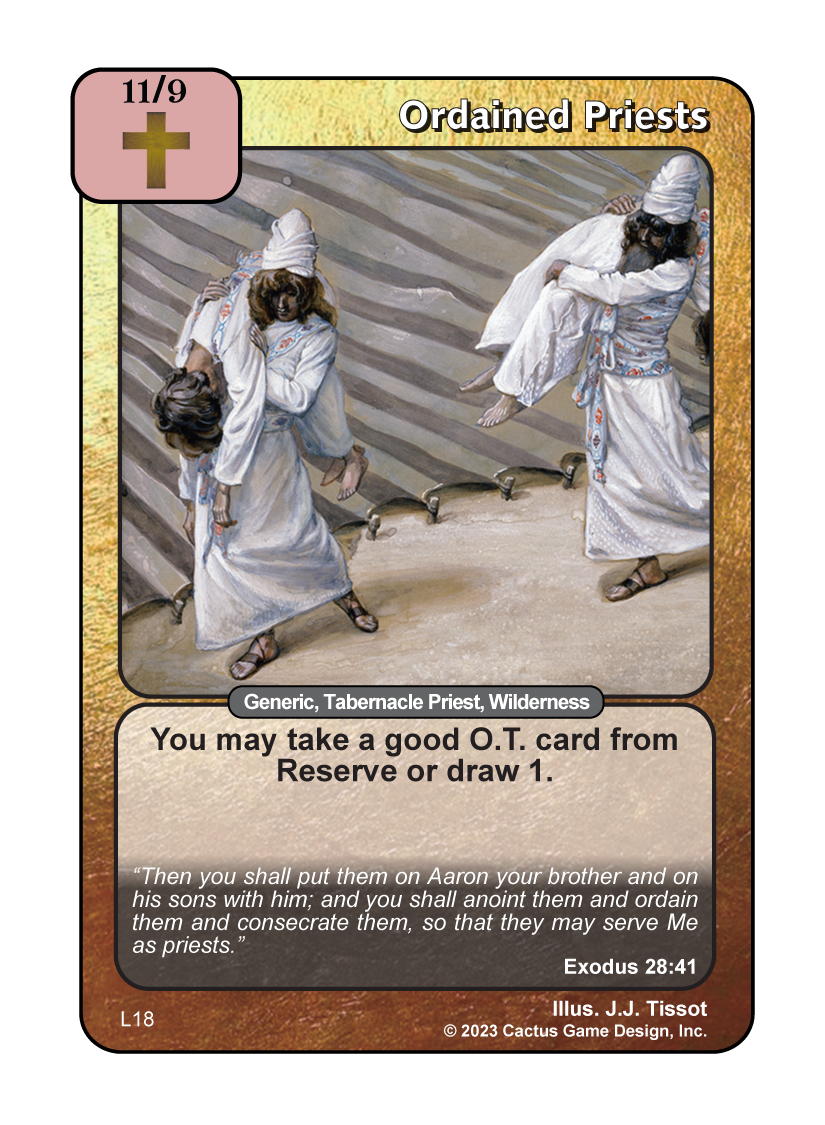 Ordained Priests (L Deck) - Your Turn Games