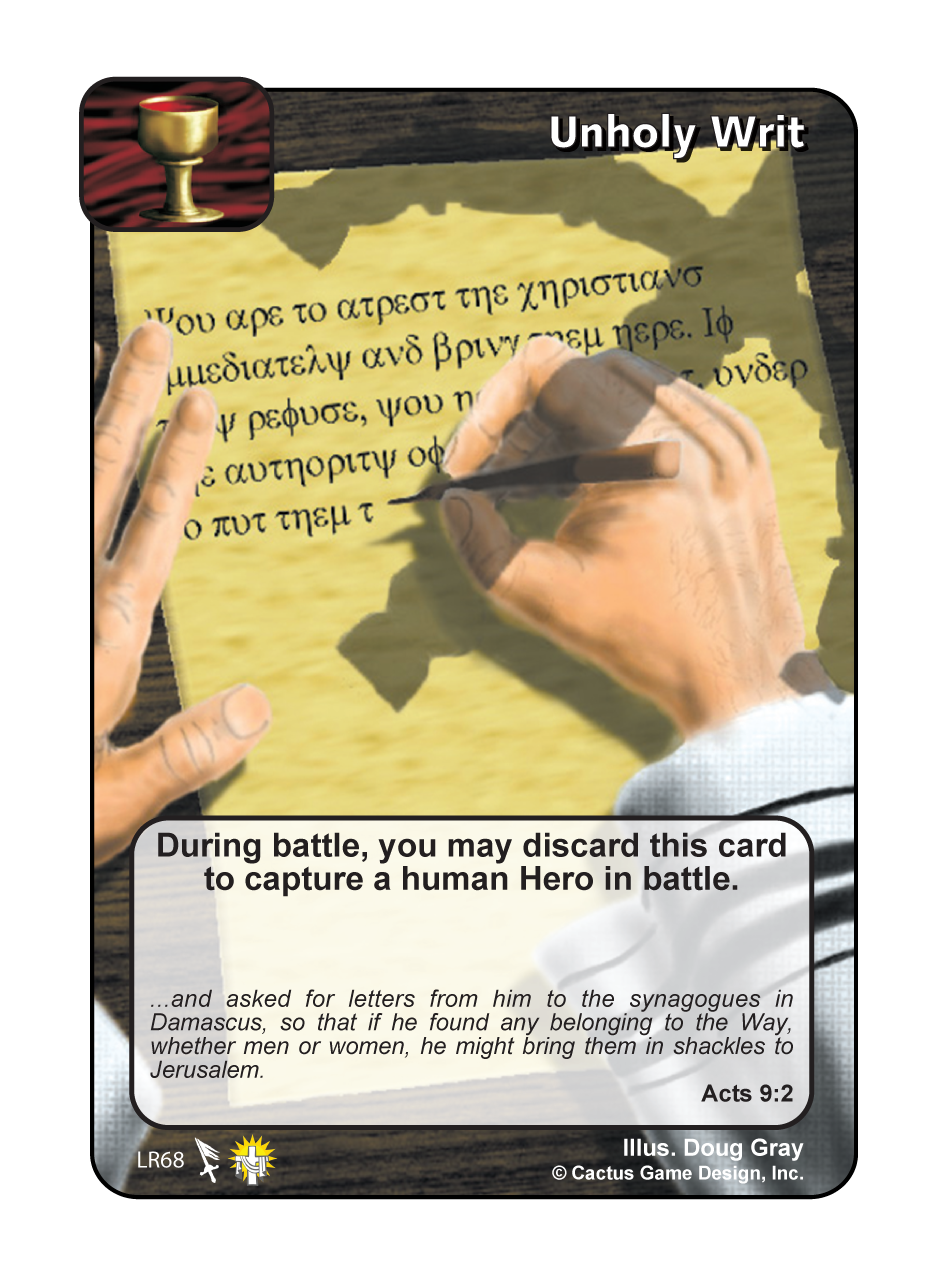 Unholy Writ (Legacy Rare) - Your Turn Games