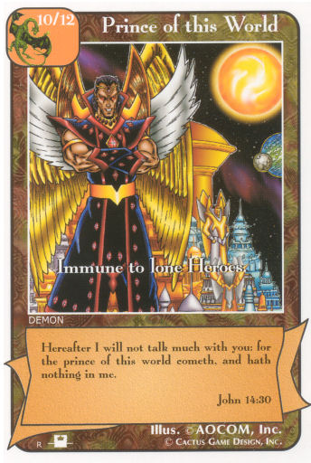 Prince of this World (Pi) - Your Turn Games