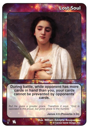 Lost Soul "Humble" (James 4:6/Proverbs 3:34) (RoJ-Alternate Border)