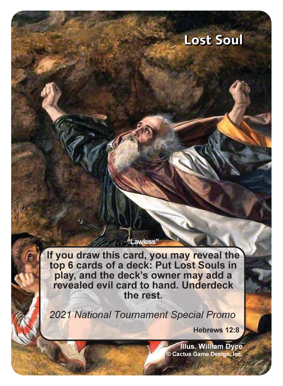 Lost Soul (Hebrews 12:8) “Lawless” (2021 National - 1st Place) (Promo) - Your Turn Games