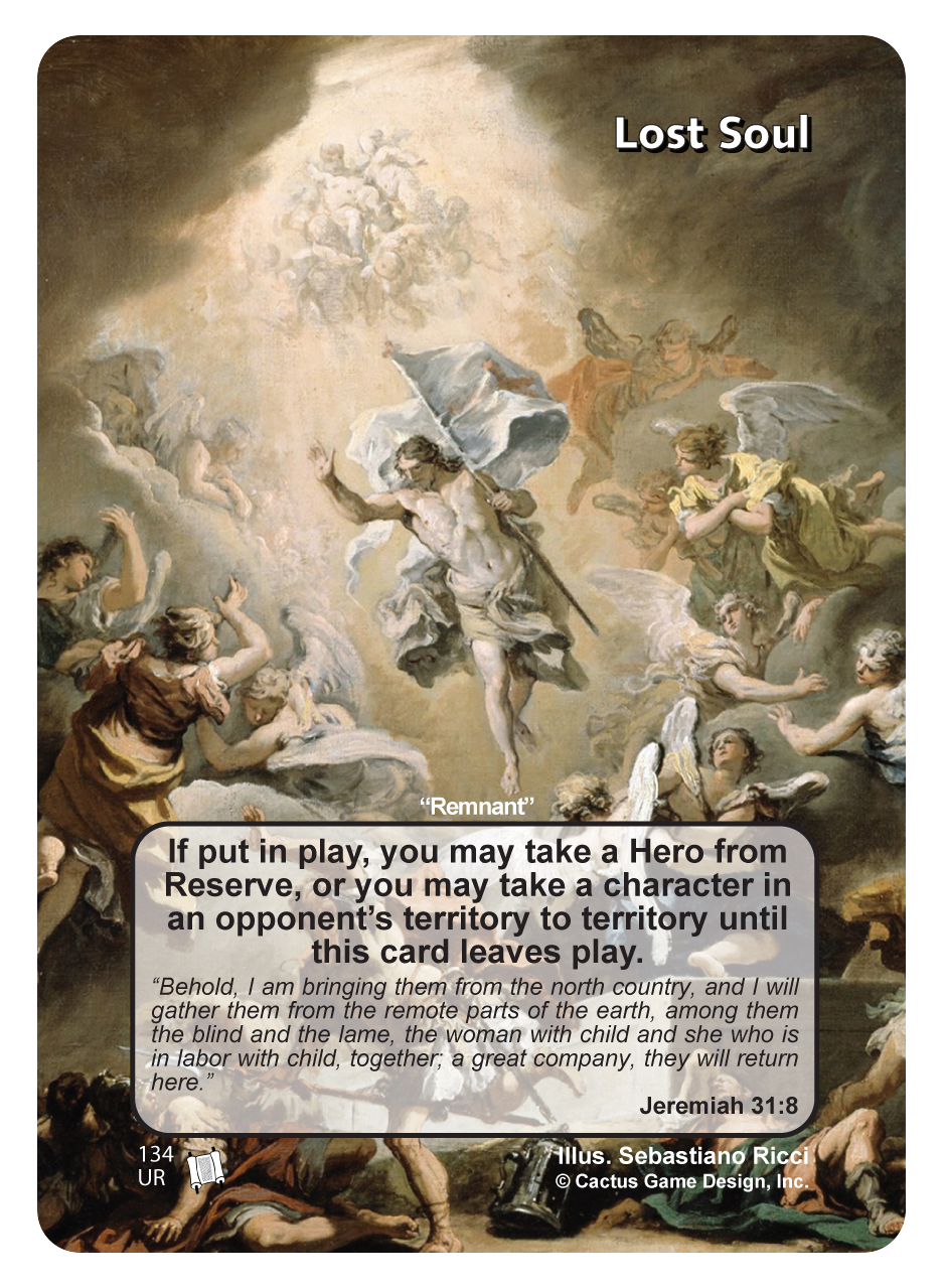 Lost Soul (Jeremiah 31:8) "Remnant" (PoC) - Your Turn Games