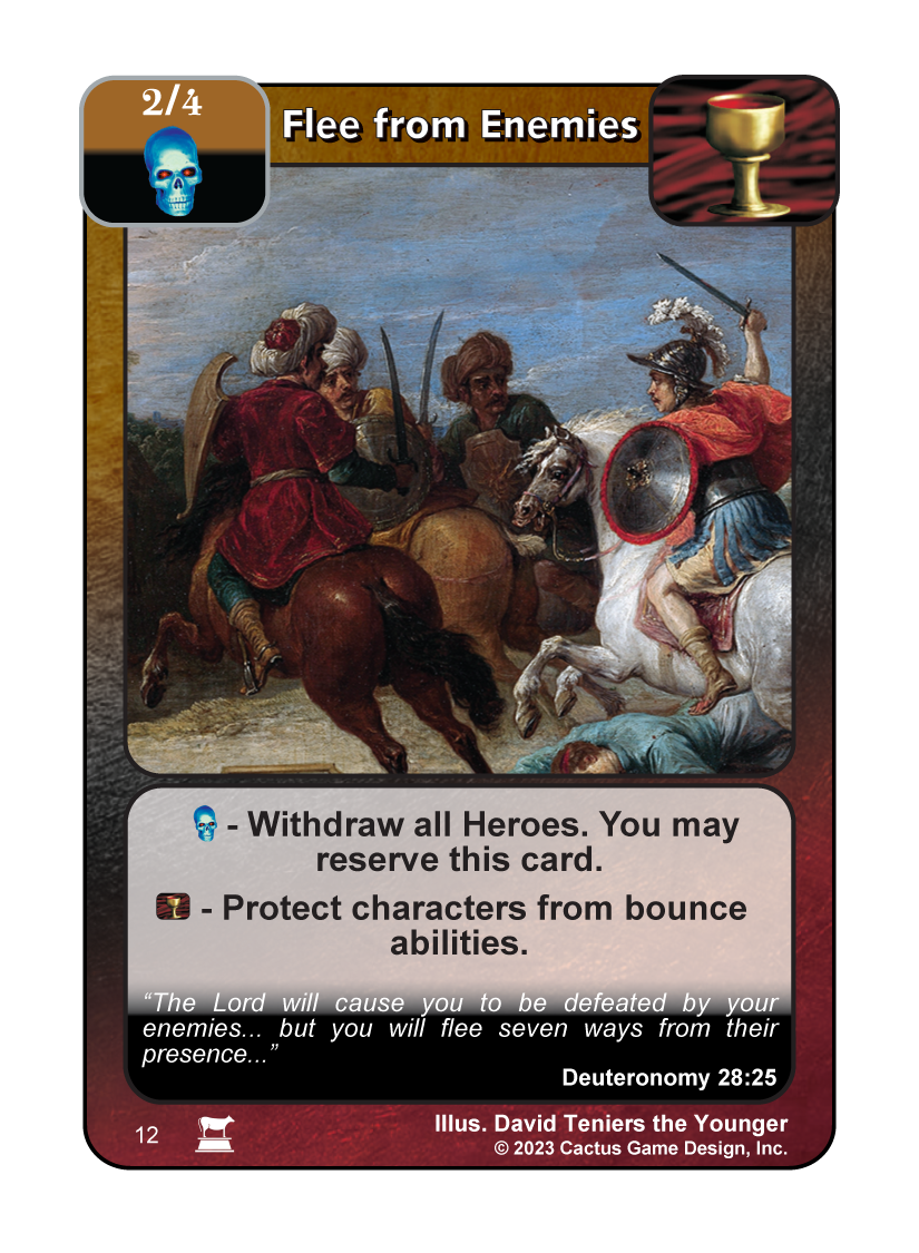 Flee from Enemies (IR) - Your Turn Games