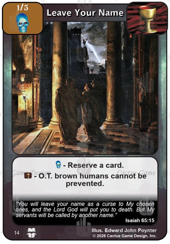 Leave Your Name (TtC-Alternate Border)