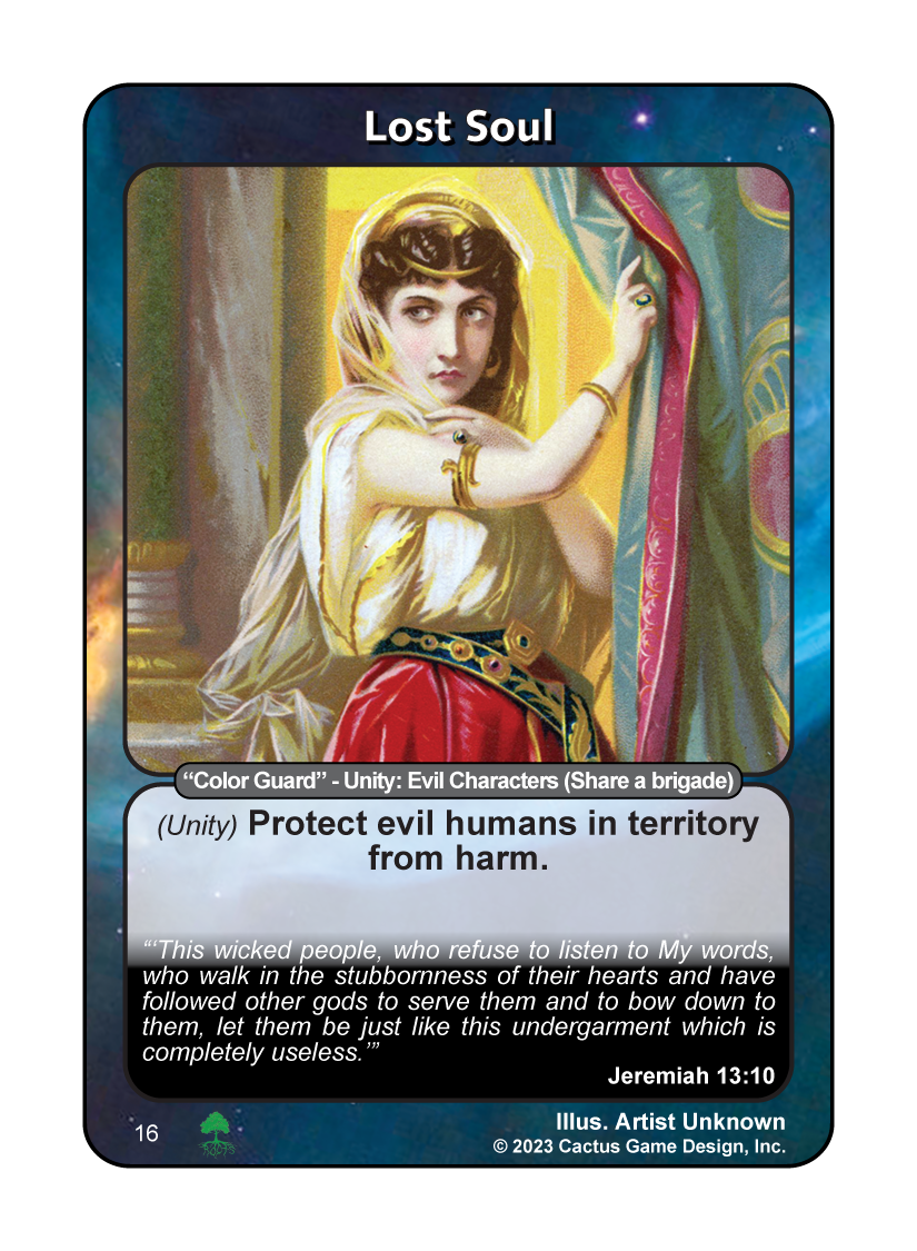 Lost Soul "Color Guard" [Jeremiah 13:10  (Roots) - Your Turn Games