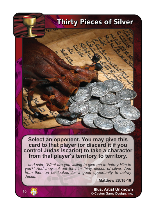 Thirty Pieces of Silver (GoC) - Your Turn Games