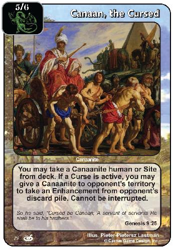 Canaan, the Cursed (FoM) - Your Turn Games
