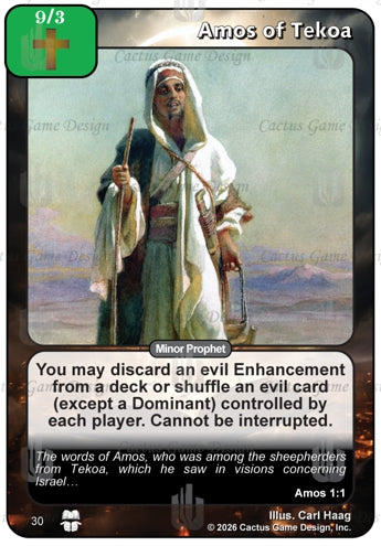 Amos of Tekoa (TtC-Alternate Border)