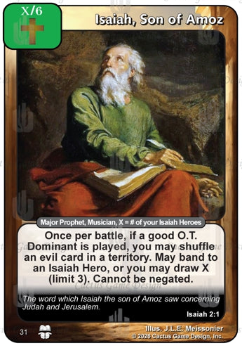 Isaiah, Son of Amoz (TtC-Alternate Border)
