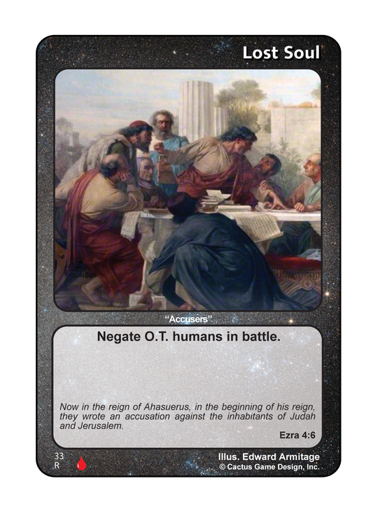 Lost Soul "Accusers" (Ezra 4:6) (LoC) - Your Turn Games
