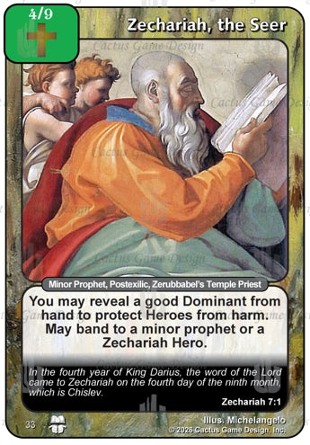 Zechariah, the Seer (TtC-Alternate Border)
