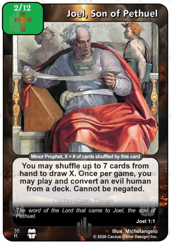 Joel, Son of Pethuel (TtC-Alternate Border)
