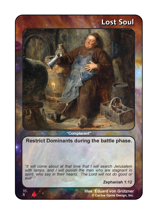 Lost Soul "Complacent" (Zephaniah 1:12) (LoC) - Your Turn Games