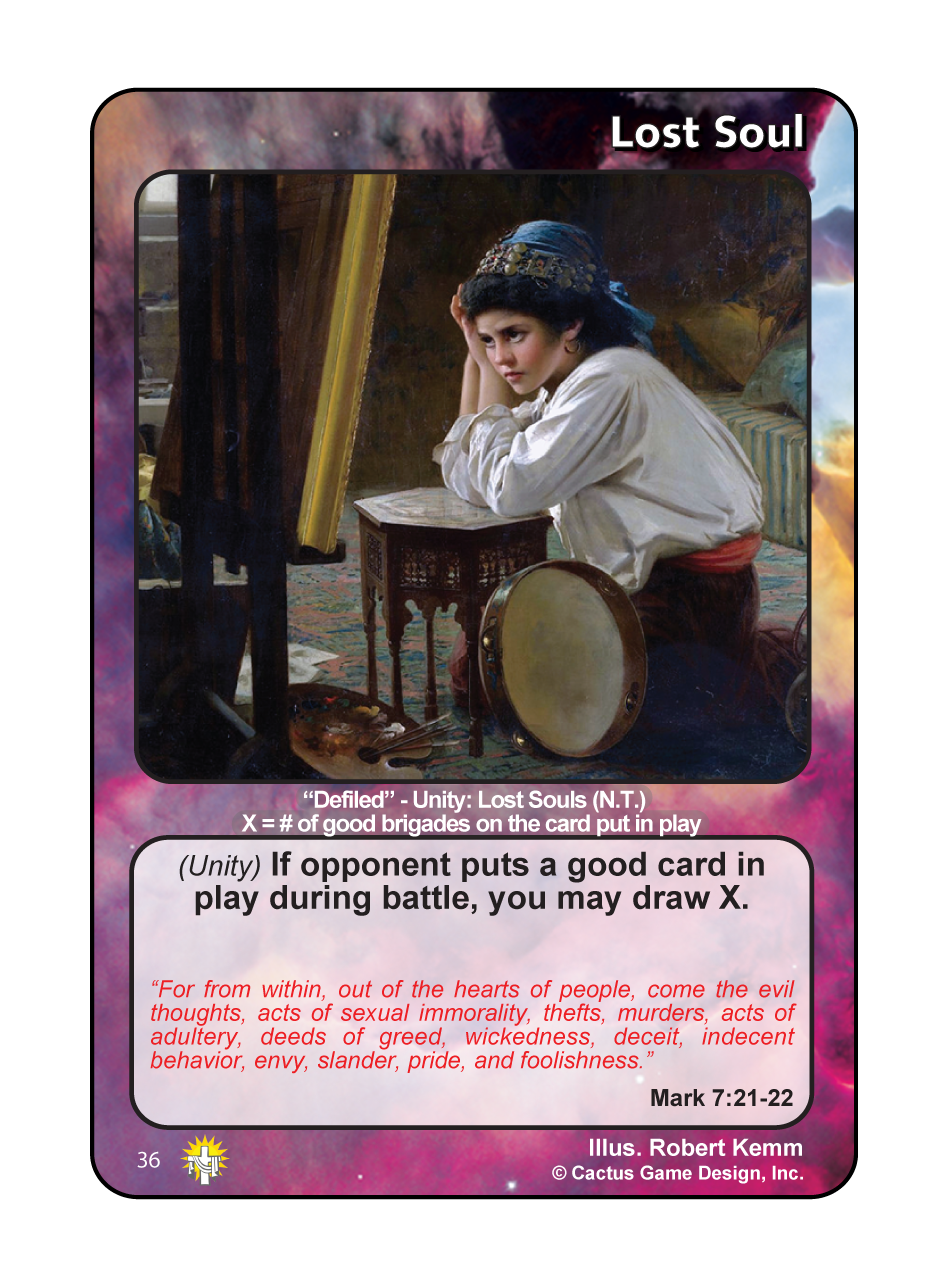 Lost Soul "Defiled" (Mark 7:21-22) (GoC) - Your Turn Games