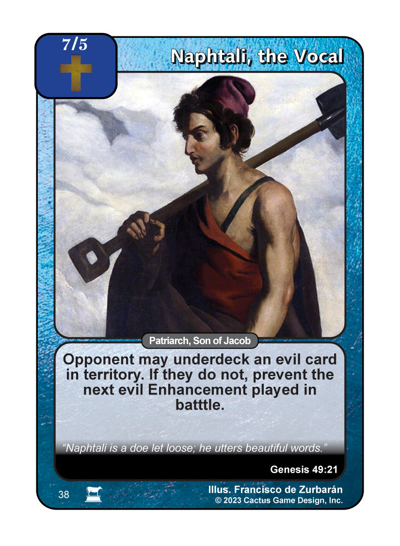 Naphtali, the Vocal (IR) - Your Turn Games