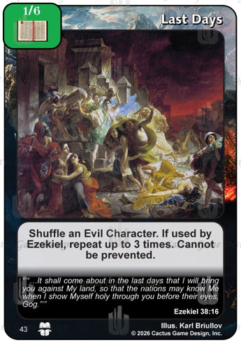 Last Days (TtC-Alternate Border)
