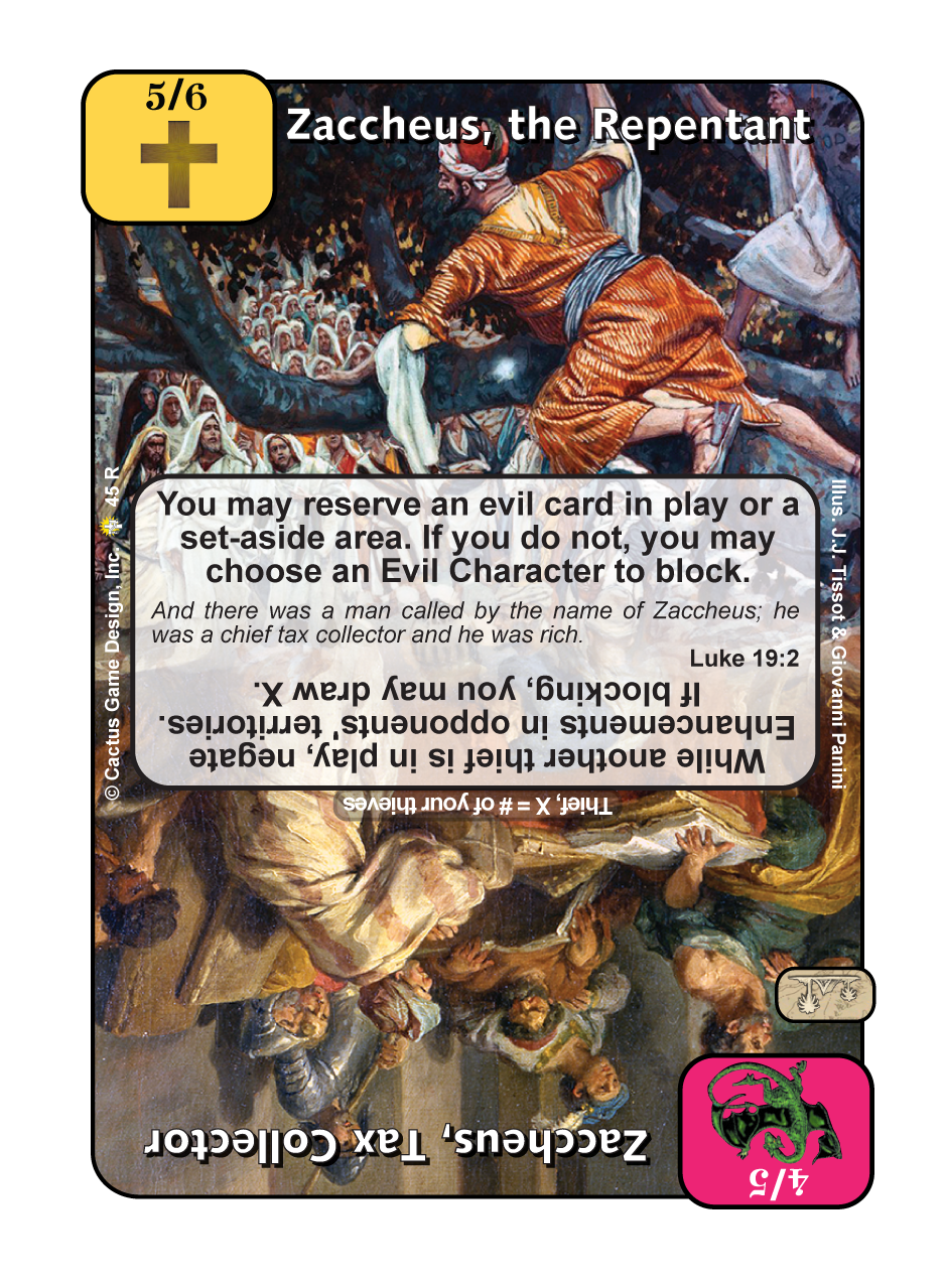 Zaccheus, the Repentant / Zaccheus, Tax Collector (GoC) - Your Turn Games