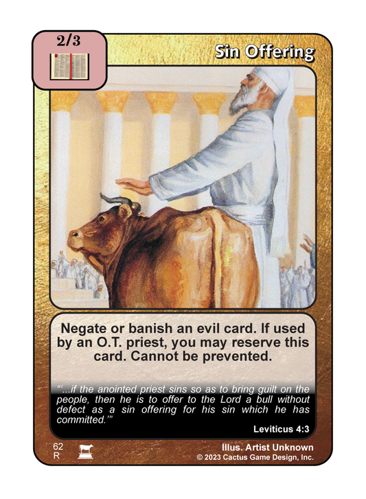 Sin Offering (IR) - Your Turn Games