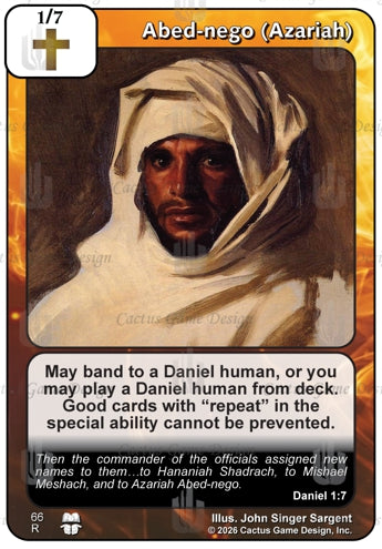 Abed-nego (Azariah) (TtC-Alternate Border)