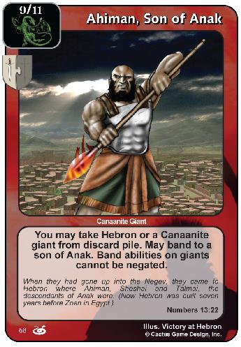 Ahiman, son of Anak (FoM) - Your Turn Games