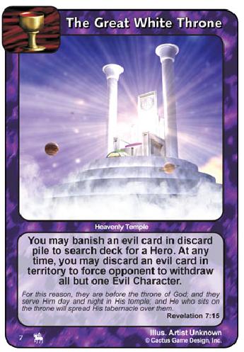 The Great White Throne (RoJ) - Your Turn Games