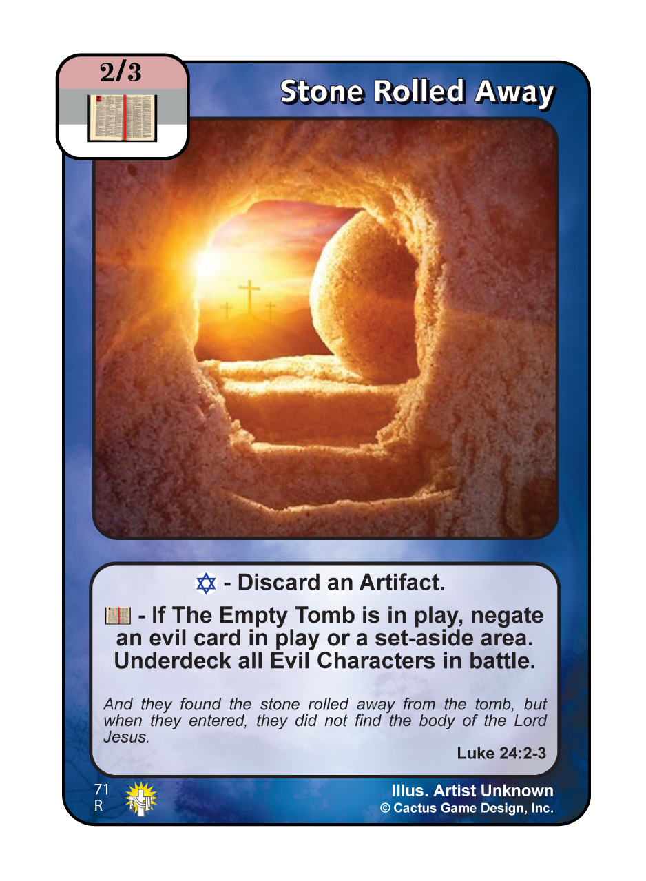 Stone Rolled Away (GoC) - Your Turn Games