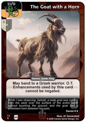 The Goat with a Horn (TtC-Alternate Border)
