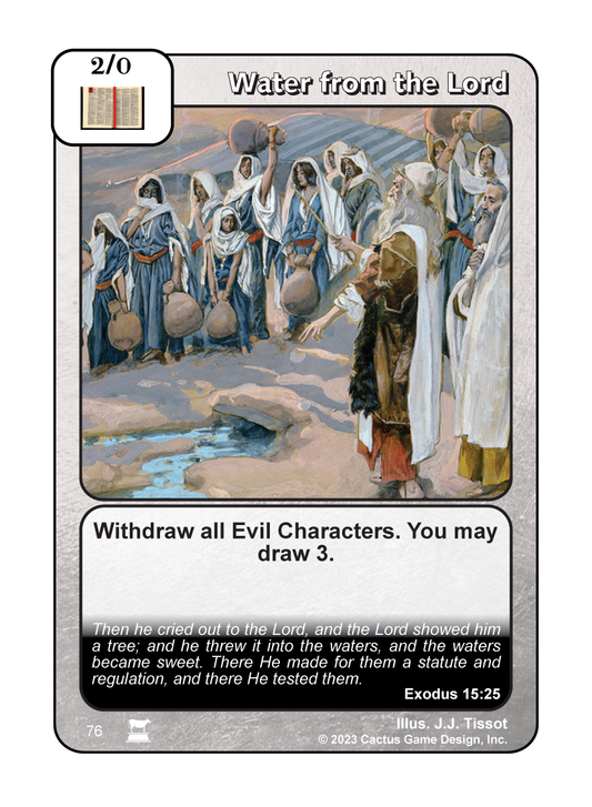 Water from the Lord (IR) - Your Turn Games