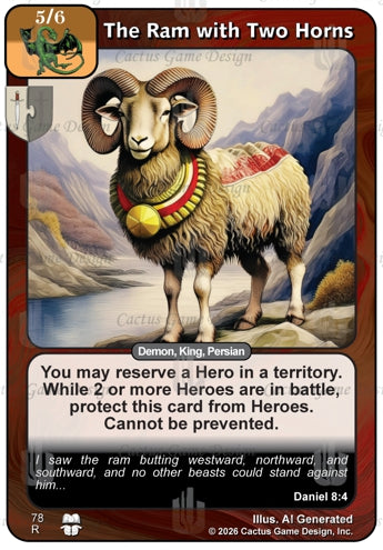 The Ram with Two Horns (TtC-Alternate Border)