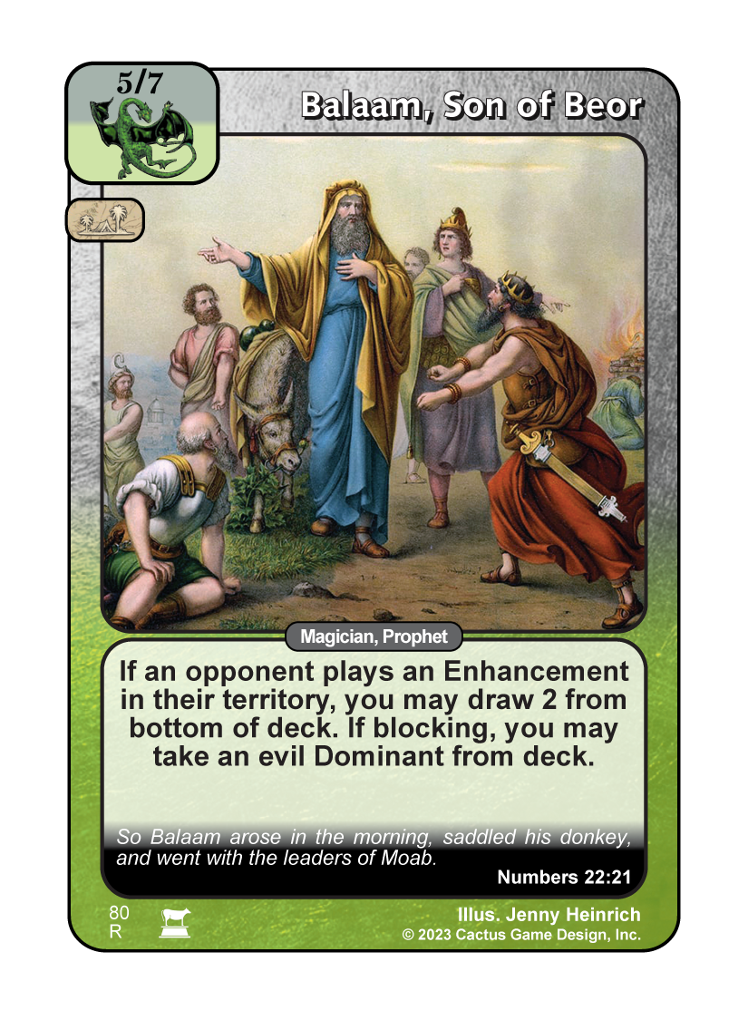 Balaam Son of Beor (IR) - Your Turn Games
