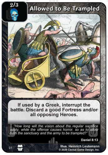 Allowed to Be Trampled (TtC-Alternate Border)