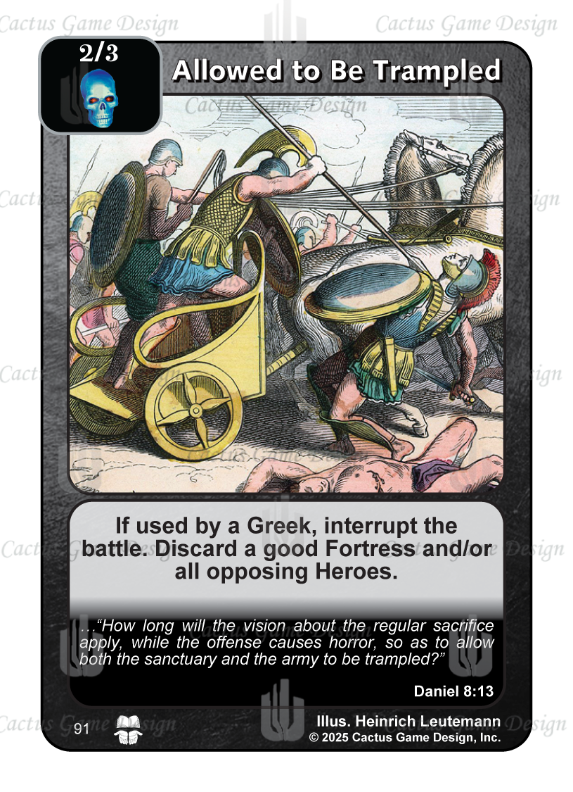 Allowed to Be Trampled (TtC) - Your Turn Games