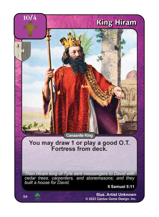King Hiram (Roots) - Your Turn Games