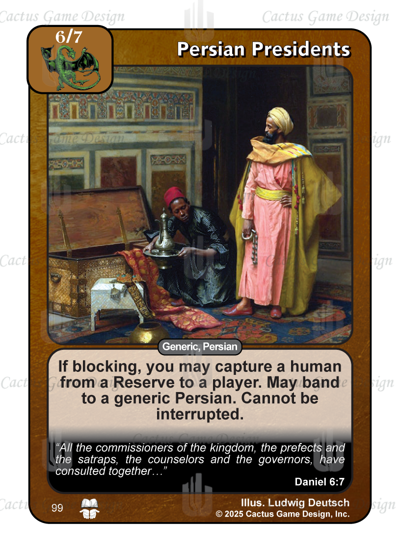 Persian Presidents (TtC) - Your Turn Games