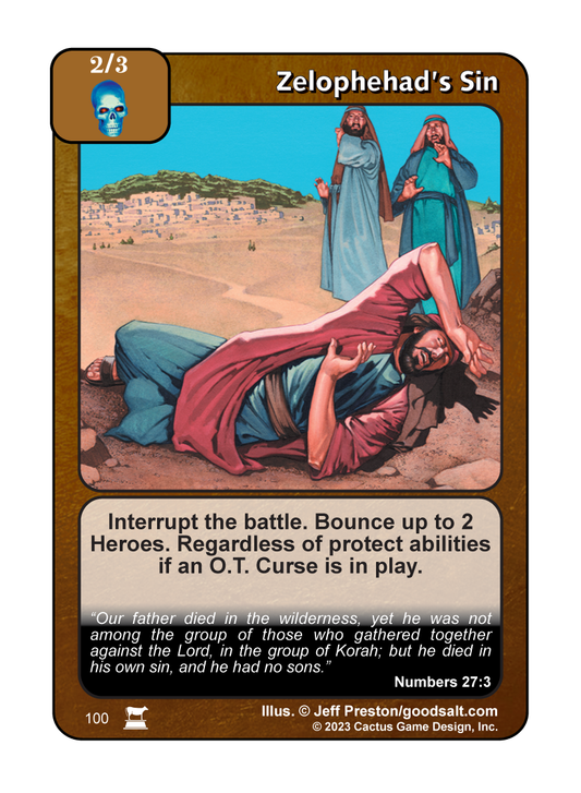 Zelophehad's Sin (IR) - Your Turn Games