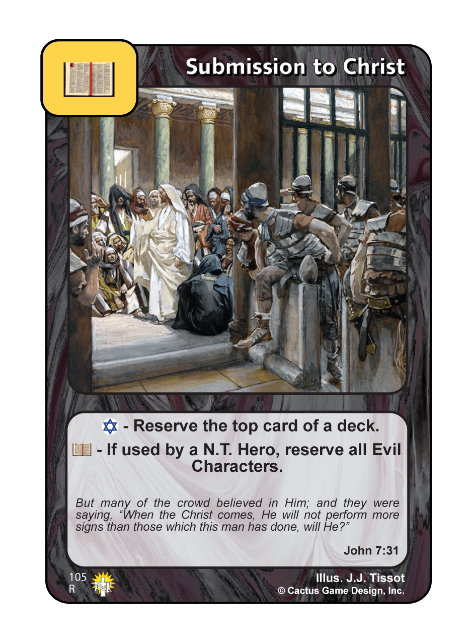 Submission to Christ (GoC) - Your Turn Games