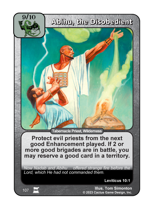 Abihu, the Disobedient (IR) - Your Turn Games