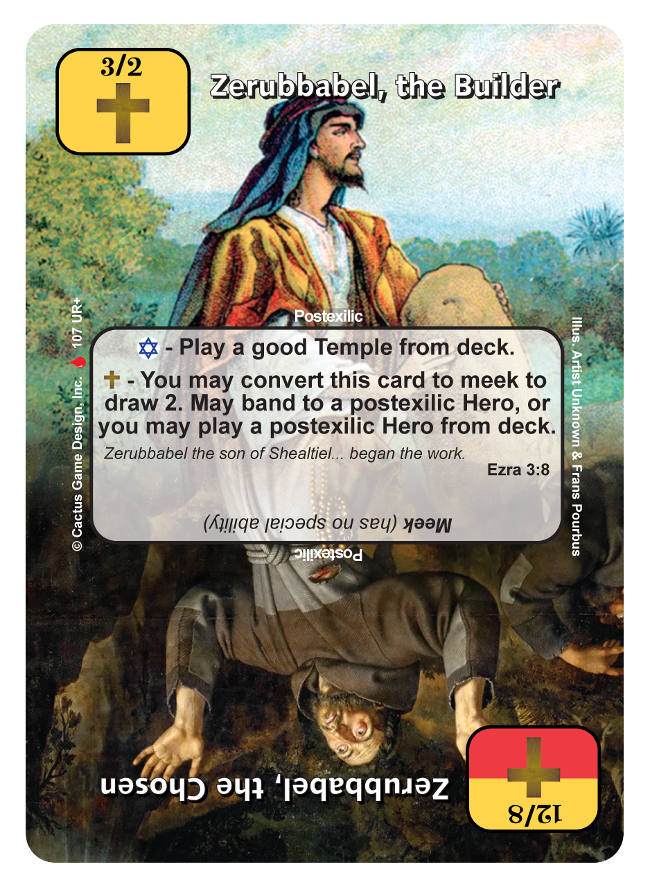 Zerubbabel, the Chosen / Zerubbabel, the Builder (UR+) (LoC) - Your Turn Games