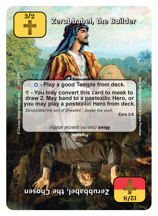 Zerubbabel, the Chosen / Zerubbabel, the Builder (UR+) (LoC) - Your Turn Games