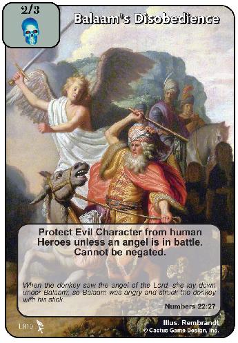 Balaam's Disobedience (Legacy Rare) - Your Turn Games
