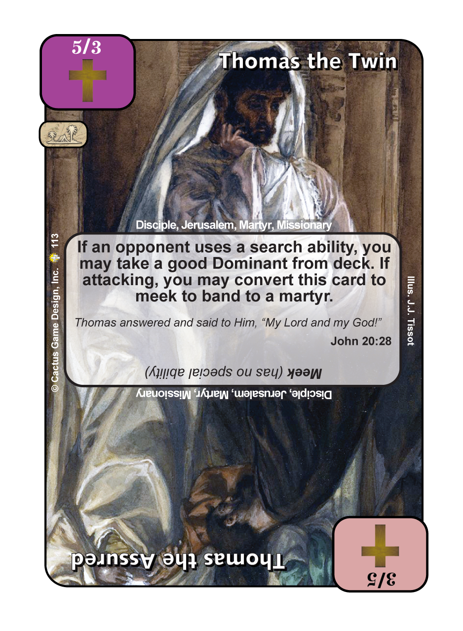 Thomas the Twin / Thomas the Assured (GoC) - Your Turn Games