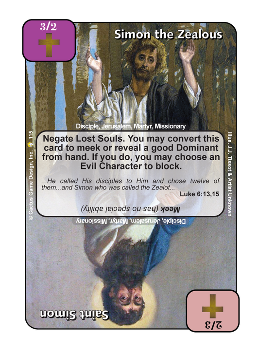 Simon, the Zealous / Saint Simon (GoC) - Your Turn Games