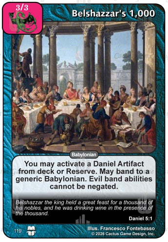 Belshazzar's 1,000 (TtC-Alternate Border)