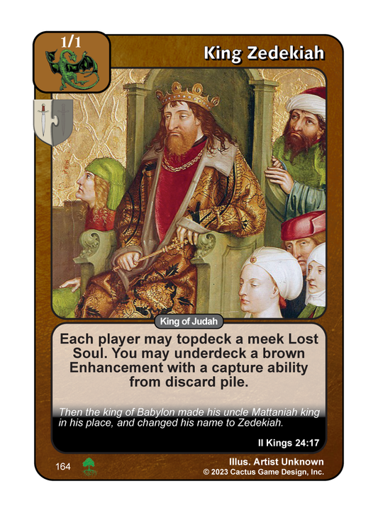 King Zedekiah (Roots) - Your Turn Games