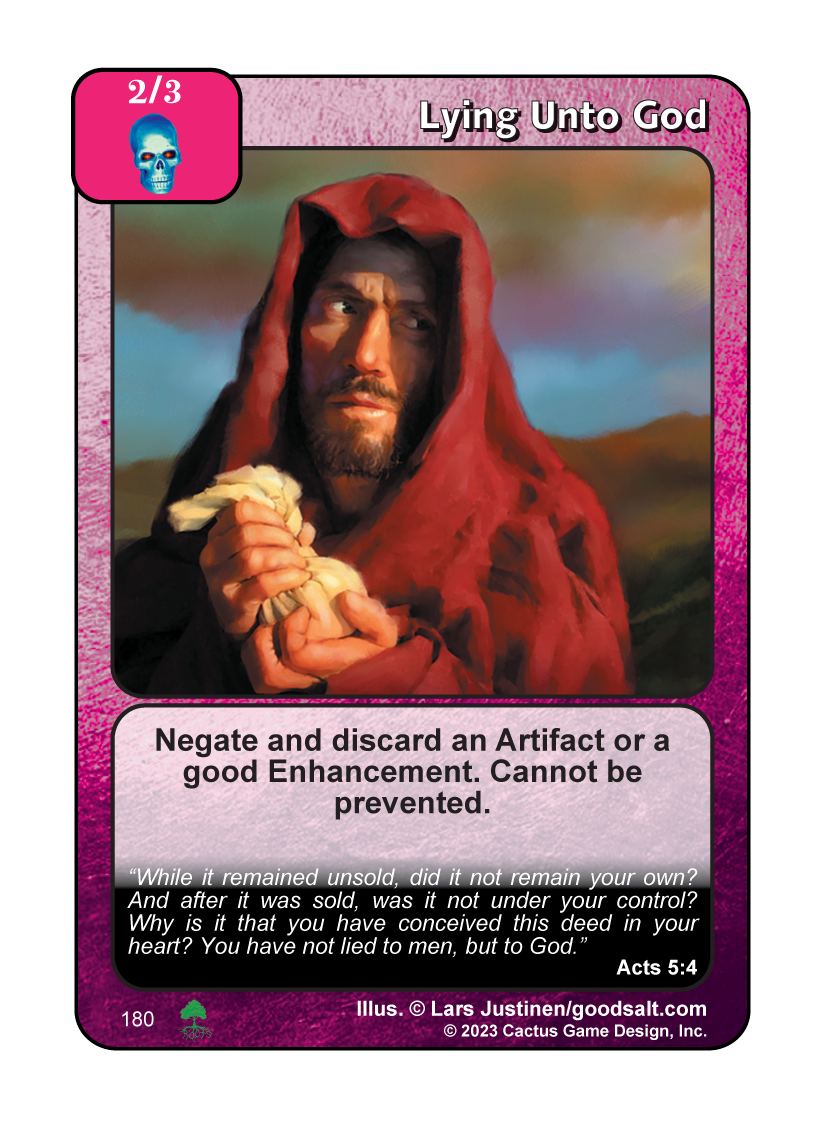 Lying Unto God (Roots) - Your Turn Games
